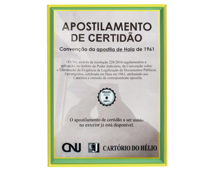 Apostilamento, ou Apostila da Haia, certifica a tradução de documentos